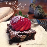 Carob Brownie Recipe - The Most Delicious Brownie Ever!
