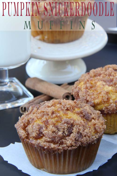 Pumpkin-Snickerdoodle Muffins